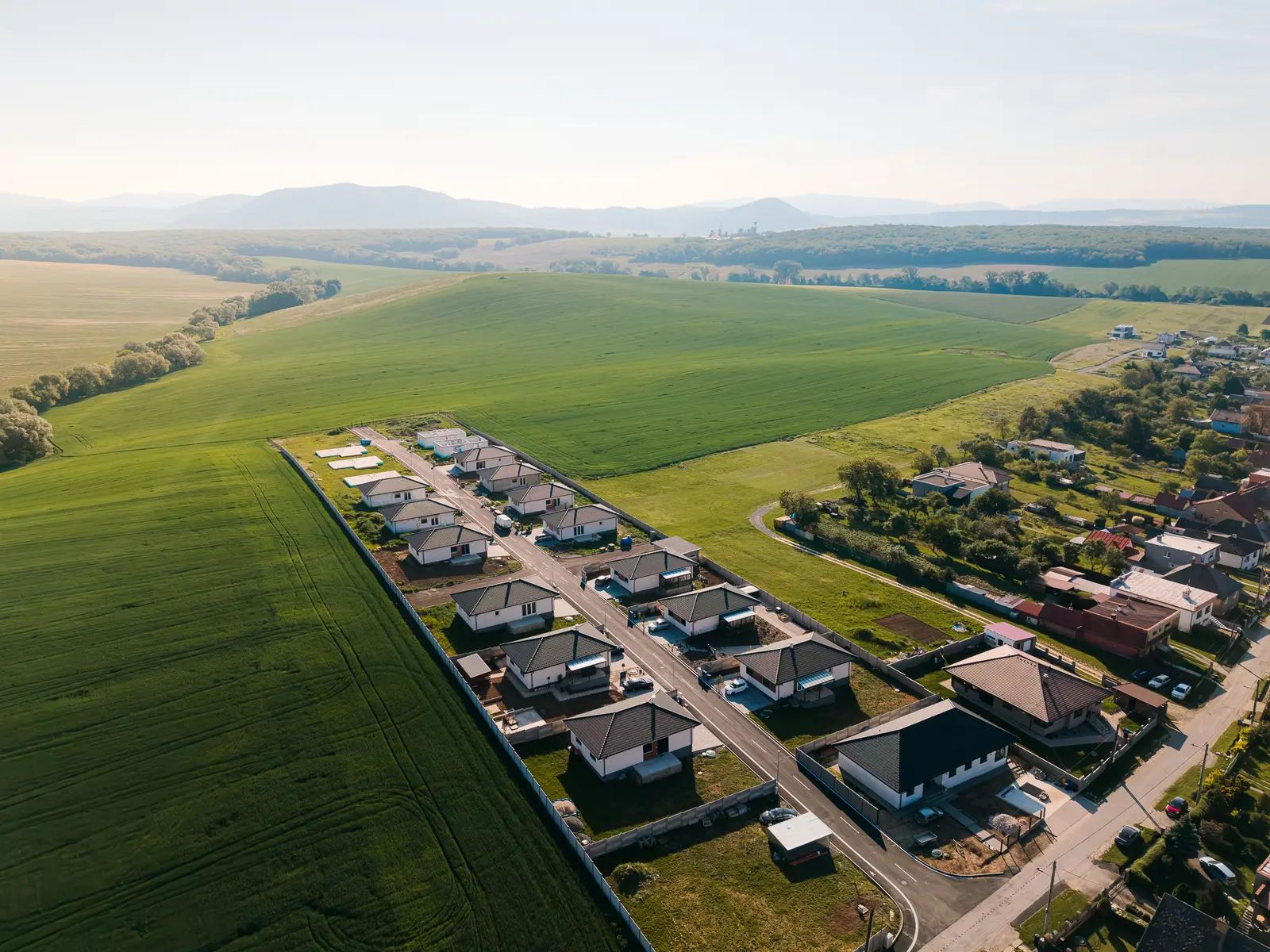 Projekt výstavby domov Drienov Living