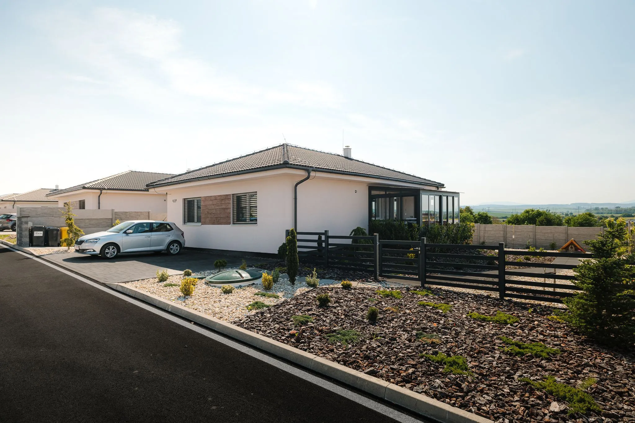Exteriér rodinného domu v projekte Drienov Living